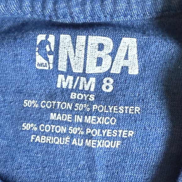 NBA Denver Nuggets Kids Vintage Look Soft Blue Tee {8} - Picture 2 of 3